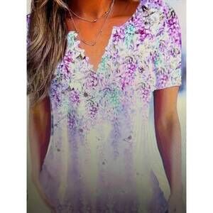 NEW FAIRE floral top in pink